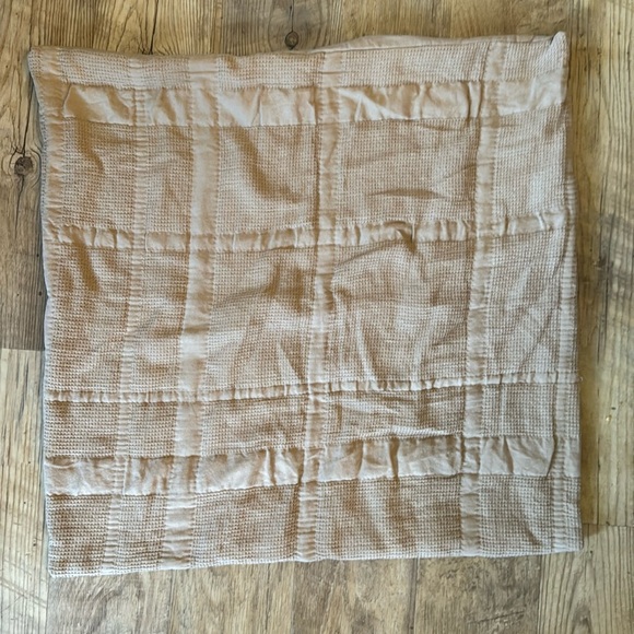 Threshold™ designed with Studio McGee Waffle Matelasse Quilt Sham Euro (27”x27”) - Picture 1 of 7